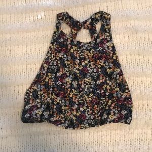 Floral crop top